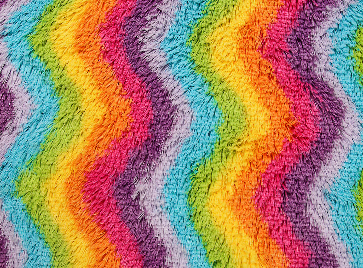 Tela de peluche MT arcoiris 23 mm 9066