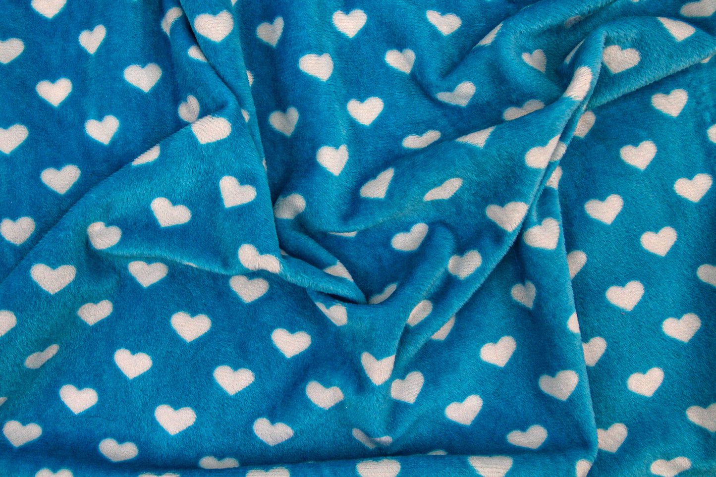 Tela de peluche microvelboa corazones 1.5 mm 9065