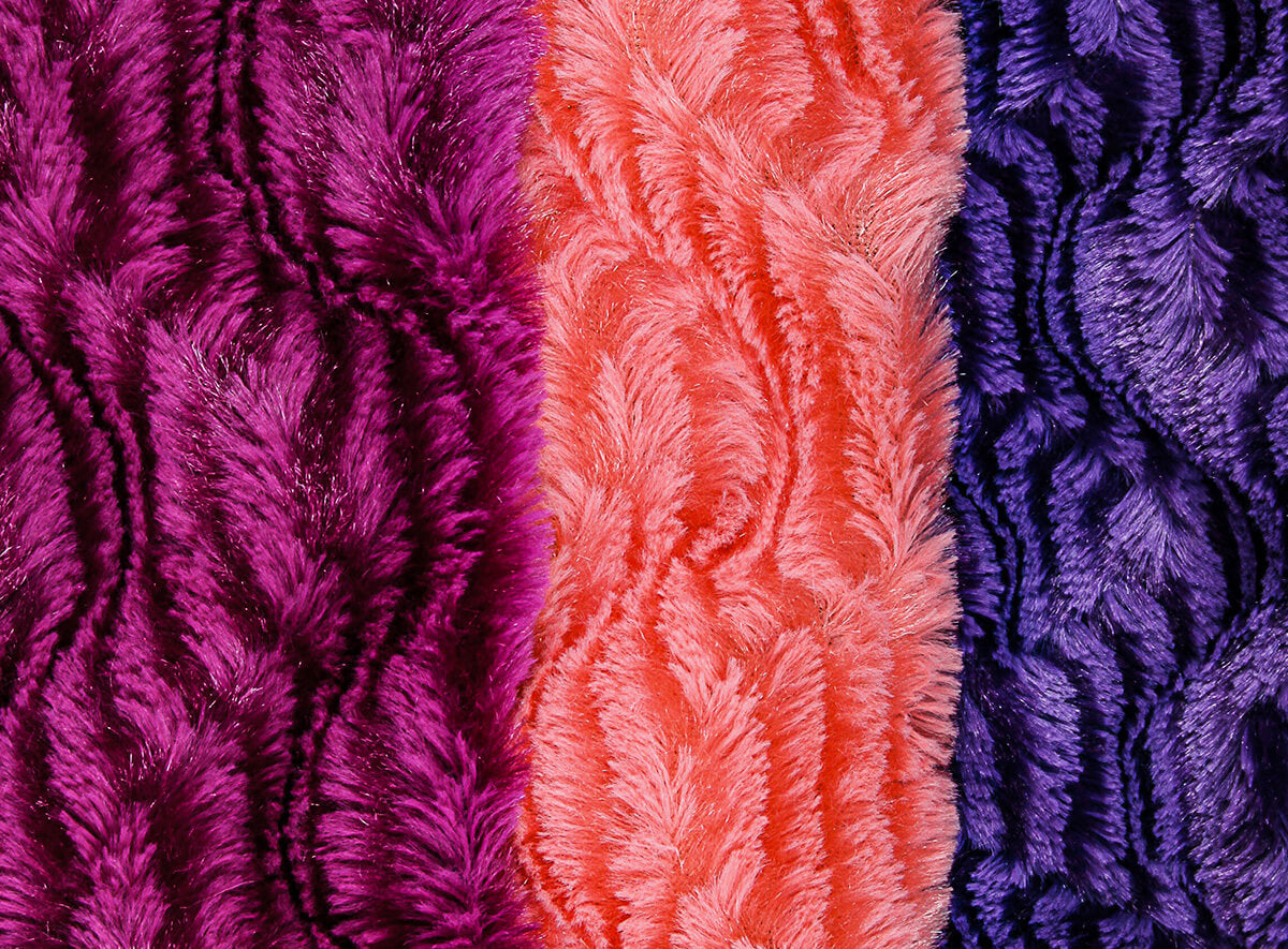 Tela de peluche olas 7 mm 9033