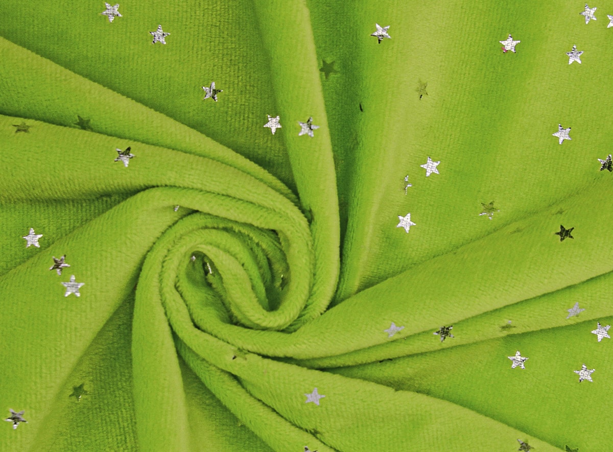 Tela de peluche microvelboa estrellas 1.5 mm 9068