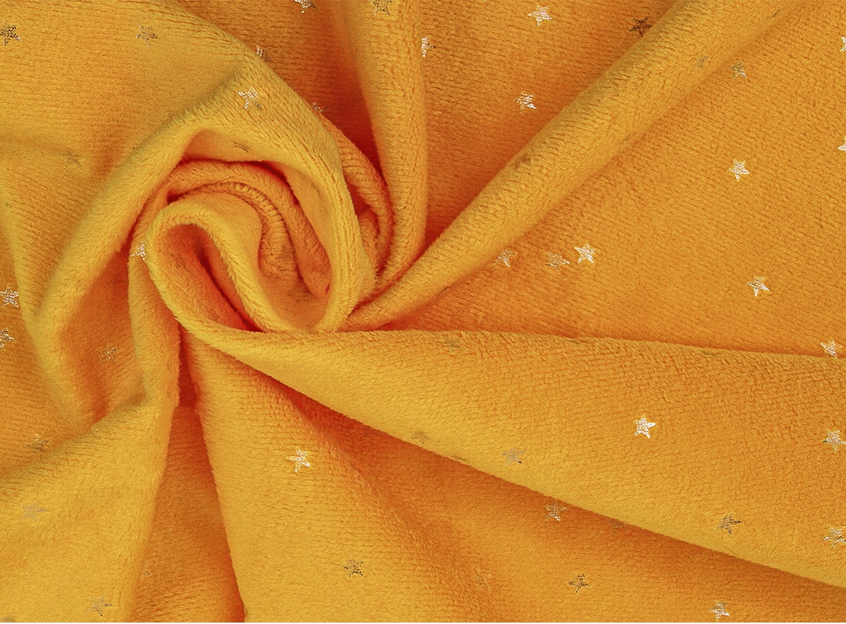 Tela de peluche microvelboa estrellas 1.5 mm 9068