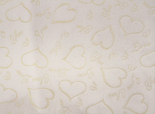 Tela de peluche corazones 3, 2 mm 9048